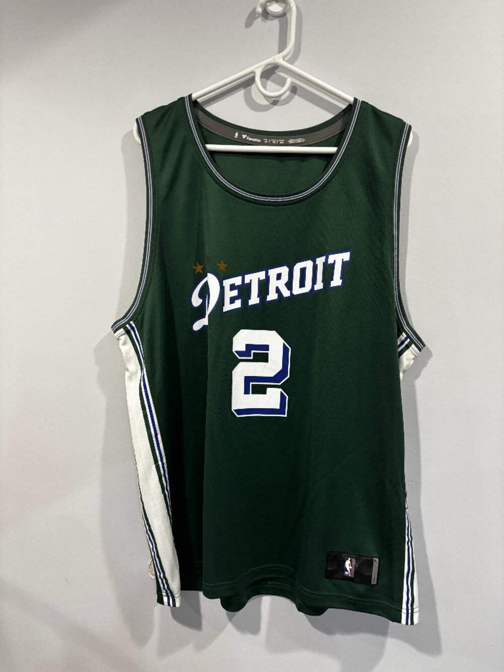 Cade Cunningham #2 Detroit Pistons 2022-23 City Edition Swingman Jersey Men’s XL